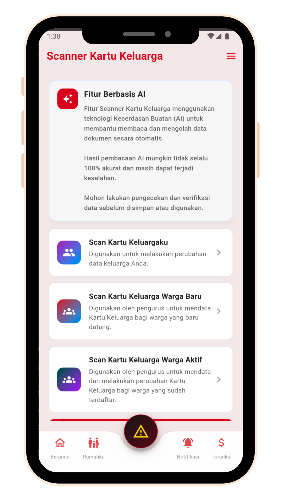 AI Scanner Kartu Keluarga